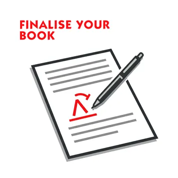 Finalize your book